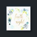 Es ist gut - gehen durch den Glauben nicht durch d Leinwanddruck<br><div class="desc">Es ist gut, dass ich von Studio W. eine wunderschöne Blumengrenze mit dem Satz "Walk by Faith, Not by Sight" aufweist.</div>
