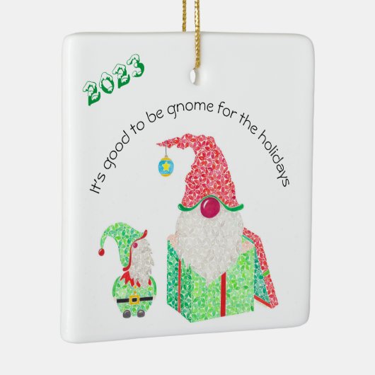 Es ist gut, Gnome Keramik Ornament zu sein (Rechts)