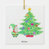 Es ist gut, Gnome Keramik Ornament zu sein (Rückseite)