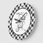 Es ist gut große wanduhr (Winkel)