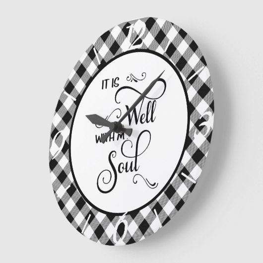 Es ist gut große wanduhr (Winkel)