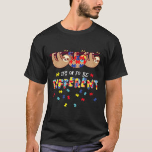 Es ist gut, hier ein anderes Cooles Autismus-Bewus T-Shirt
