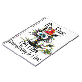 Es ist gut, ich bin alles in Ordnung, Katze Licht Notizblock (Linke Seite)