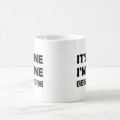 Es ist gut, ich bin gut - Alles ist fein und lusti Kaffeetasse (Mittel)