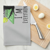 Es ist gut, ich bin gut, alles ist gut für Tennis Geschirrtuch (Viertel Falte)