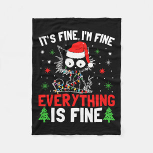 Es ist gut, ich bin gut alles ist schöne Weihnacht Fleecedecke