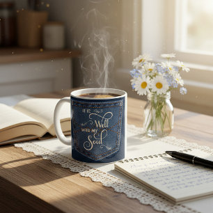 Es ist gut Jeans Tasche Kaffeetasse