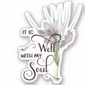 Es ist gut lila aufkleber (Vorderseite)