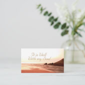 Es ist gut mit meinem Soul, Christlich Hymne Visitenkarte (Stehend Vorderseite)