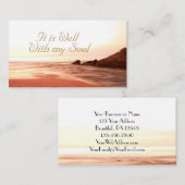Es ist gut mit meinem Soul, Christlich Hymne Visitenkarte (Vorne/Hinten)