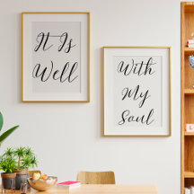 Es ist gut, mit meinem Soul Christlich Typografie