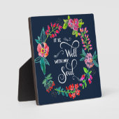 Es ist gut mit meinem Soul Fotoplatte (Vorderseite)