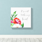 Es ist gut mit meinem Soul geätzte Leinwand drucks (Insitu (Holzboden))