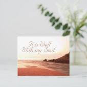 Es ist gut mit meinem Soul, geliebte Hymne Postkarte (Stehend Vorderseite)