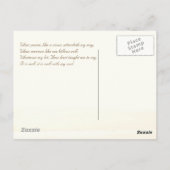 Es ist gut mit meinem Soul, geliebte Hymne Postkarte (Rückseite)