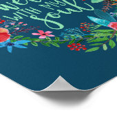 Es ist gut mit meinem Soul, Hymne, Inspiration Zit Poster (Ecke)