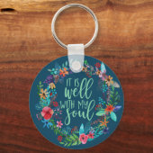 Es ist gut mit meinem Soul, Hymne, Inspiration Zit Schlüsselanhänger (Vorderseite)