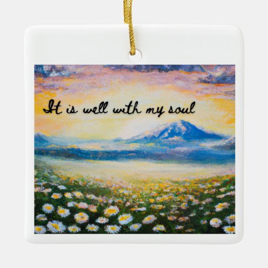 "Es ist gut mit meinem Soul" Ornament (Vorderseite)