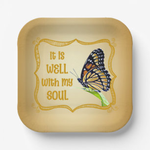 Es ist gut mit meinem Soul - Papierplatte Pappteller