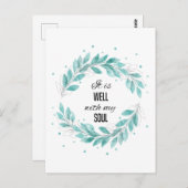 Es ist gut mit meinem Soul Postkarte (Vorne/Hinten)