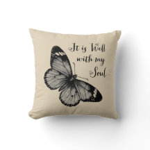 Es ist gut mit meinem Soul Schmetterling Kissen
