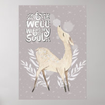 Es ist gut mit meinem Soul, Winter-Wasserfarben-Hi