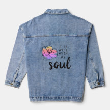 Es ist gut mit meiner Seele Rosa Floral Glaube Zit