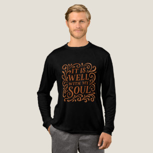 Es ist gut mit meiner Seele Typografie Tri-Blend Shirt