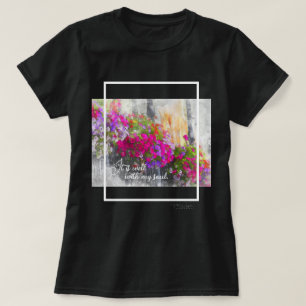  Es ist gut mit meiner Seele Wasserfarbe Floral T-Shirt