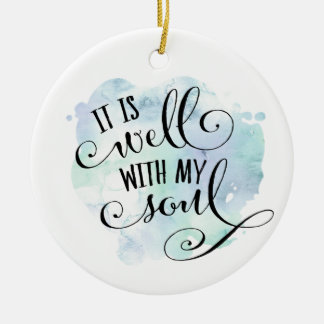 Es ist gut mit meiner Soul-Weihnachtsverzierung Keramik Ornament