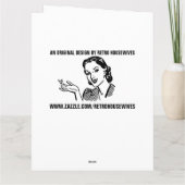 ES IST GUT REGELMÄSSIG ZU SEIN - RETRO KACKE BIRTH KARTE (Rückseite)