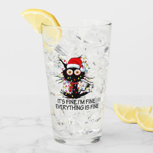Es ist gut! Trinkglas Glas (Vorderseite Ice)