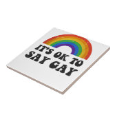 Es ist gut zu sagen, Gay Florida LGBTQ Rainbow Pri Fliese (Seite)
