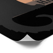 ES IST GUT, ZWISCHEN KATZE lustig GEWICKT ZU WERDE Poster (Ecke)