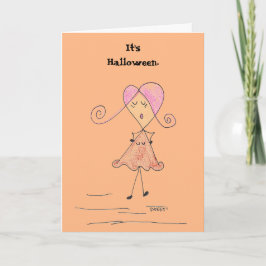 Es ist Halloween. Das bekomme ich ständig. Karte