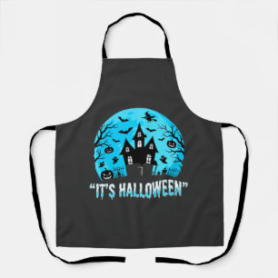 Es ist Halloween Spukhaus Fledermaus Design Schürze