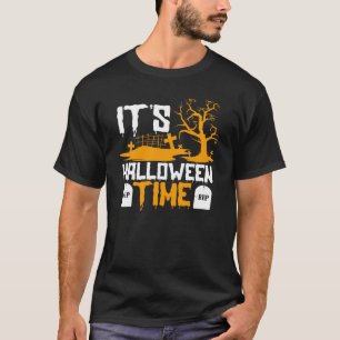 Es ist Halloween Time Spooky Graveyard Kostüm T-Sh T-Shirt