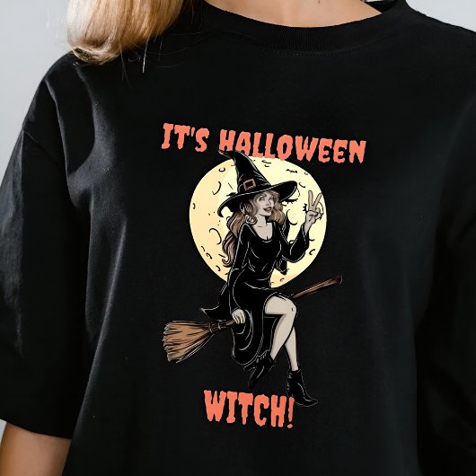 Es ist Halloween Witch Funny machen Ihre eigenen M T-Shirt