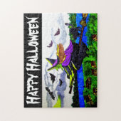 ES IST HALLOWEEN WITCHES HEUTE ABEND, WO WIR REDEN PUZZLE (Vertikal)