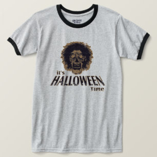 Es ist Halloween Zeit - beängstigender Blick T-Shirt
