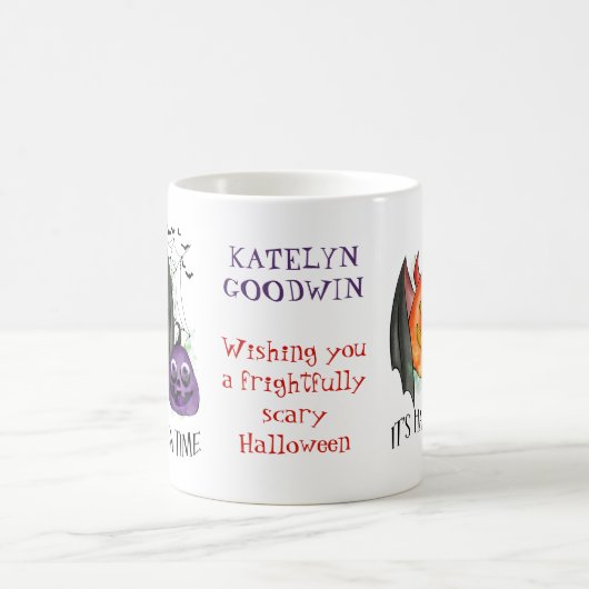 Es ist Halloween Zeit Tasse (Mittel)