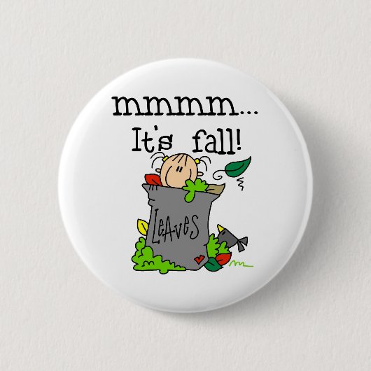 Es ist Herbst Button (Vorderseite)