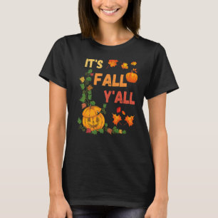 Es ist Herbst, es ist Kürbiszeit, Herbstlaub T-Shirt