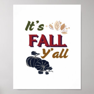 Es ist Herbst, Euer Klassischer Vintage-Stil Poster