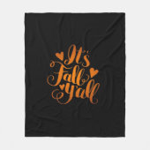 Es ist Herbst! Funny Zitat Fleecedecke (Vorderseite)