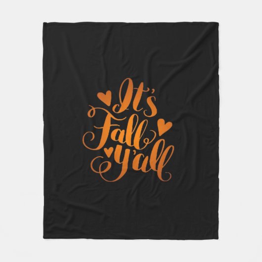 Es ist Herbst! Funny Zitat Fleecedecke (Vorderseite)