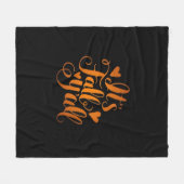 Es ist Herbst! Funny Zitat Fleecedecke (Vorderseite (Horizontal))