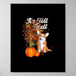 Es ist Herbst, ihr alle Blattbaum Hallo Herbst Vin Poster