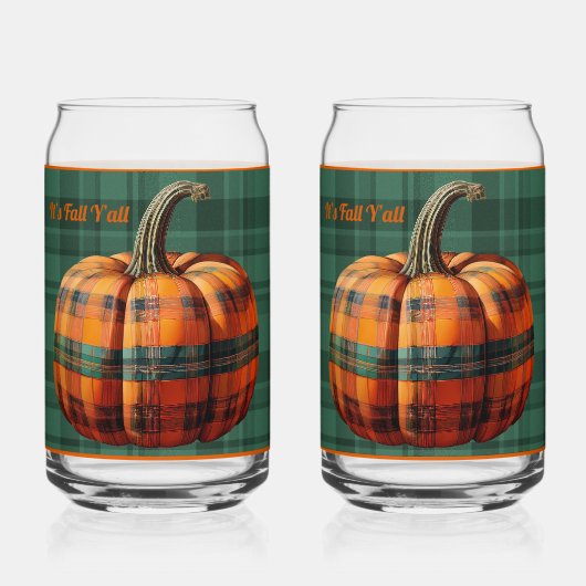 Es ist Herbst Ihr Soda Glas (Vorderseite)