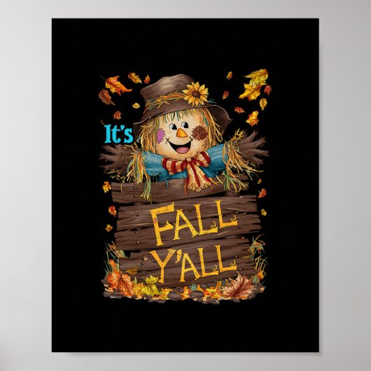 Es ist Herbst, ihr Süßen, Vogelscheuche, Herbst, E Poster (Vorne)
